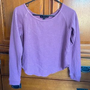 Derek Heart Textured Long Sleeve